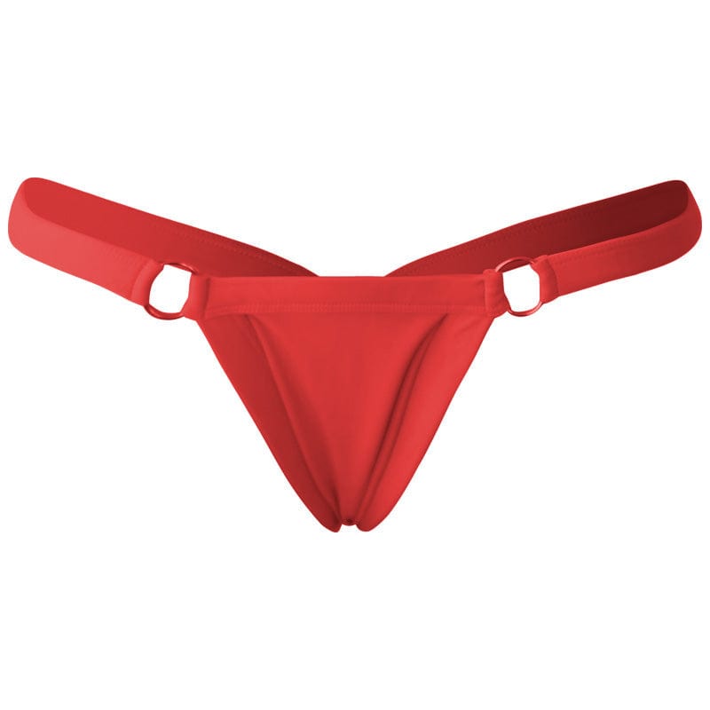 V Back Thong - Red