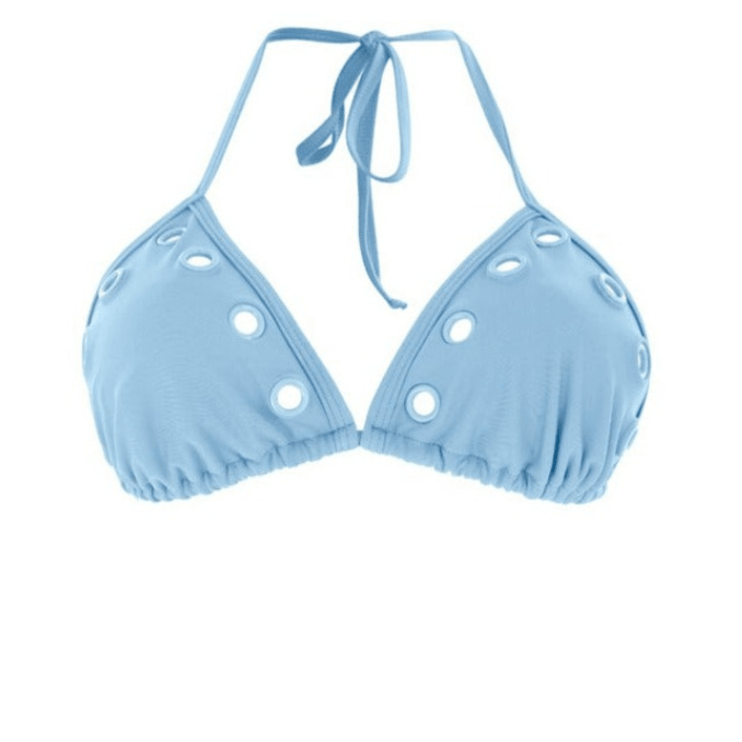 Eyelet Top - Sky Blue - Sky Stop Shop