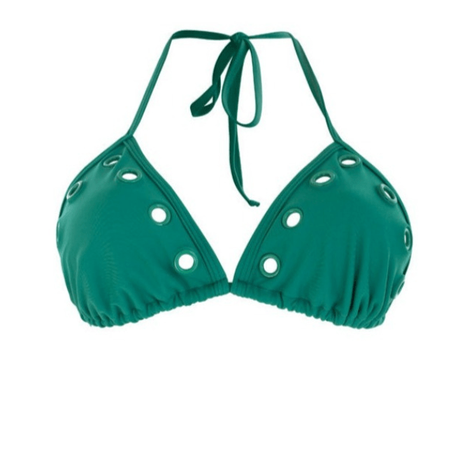 Eyelet Top - Forest Green - Sky Stop Shop