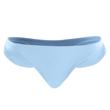 Ruffle Thong Bikini - Sky Blue - Sky Stop Shop